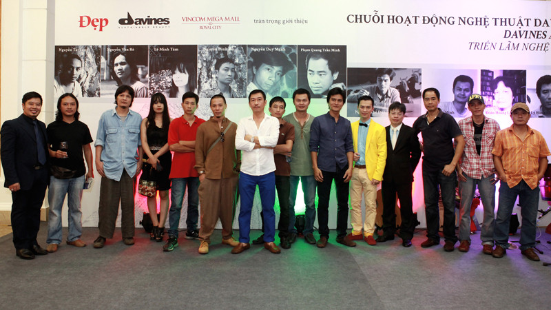 Các nghệ sĩ tại chương trình hoạt động nghệ thuật của Davines năm ngoái