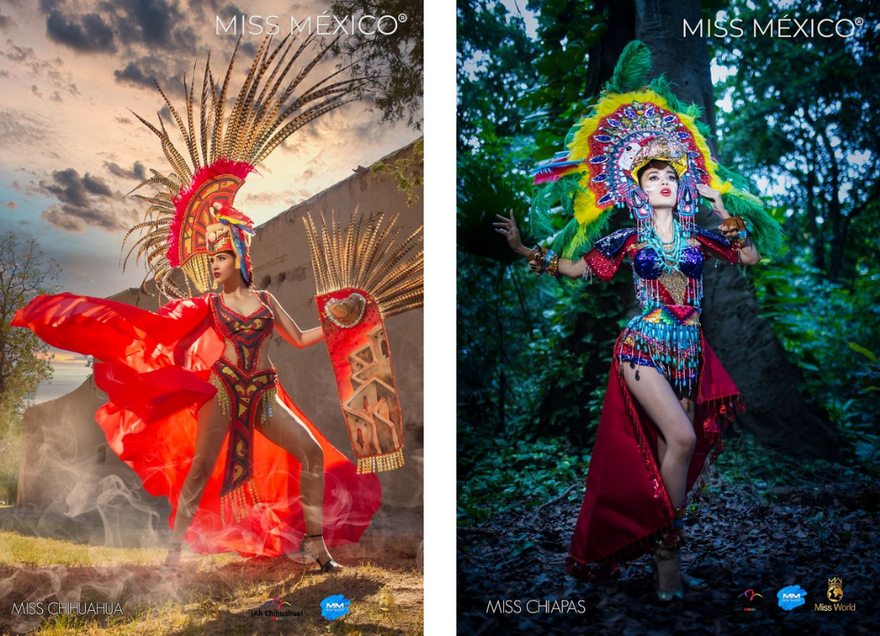 Chiêm ngưỡng phần thi trang phục truyền thống độc nhất vô nhị của Hoa hậu Mexico 2020
