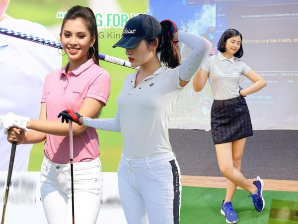 Dàn hoa hậu Việt nô nức 'nhập hội' chơi golf
