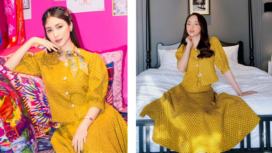 Cặp chị em Hương Giang - Hòa Minzy lại đụng hàng, đẹp bất phân thắng bại