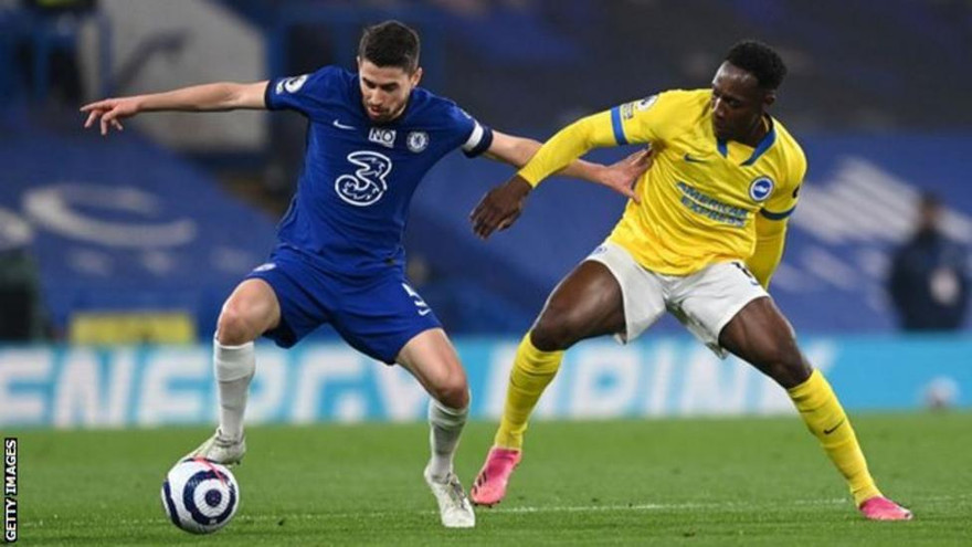 Chelsea chỉ có được 1 điểm trước đối thủ yếu Brighton. Ảnh: Getty.