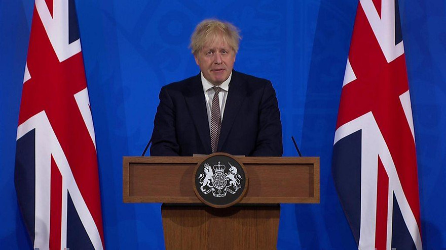 Thủ tướng Anh Boris Johnson. Ảnh: BBC.