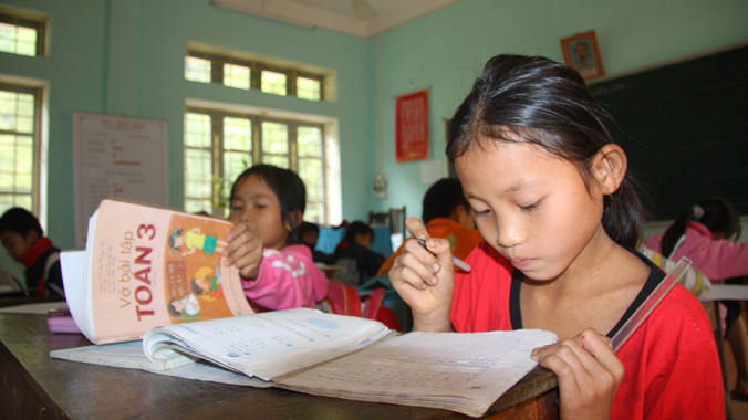 Sẽ không cho điểm trong đánh giá thường xuyên với học sinh từ lớp 1 đến lớp 5. Ảnh: Hồng Vĩnh