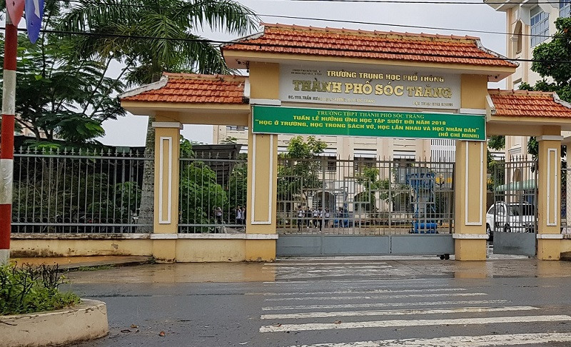 Trường THPT TP Sóc Trăng.