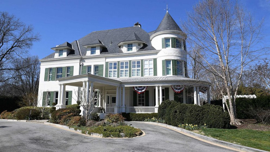 Dinh thự Phó tổng thống trong khuôn viên của Đài quan sát Hải quân (Ảnh: Getty Images)