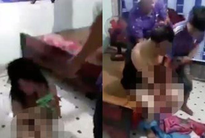 Hình ảnh, clip vụ đánh ghen được tung lên mạng gây phẫn nộ trong dư luận