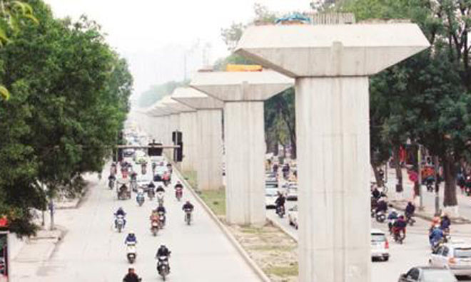 Dự án đường sắt Cát Linh-Hà Đông.