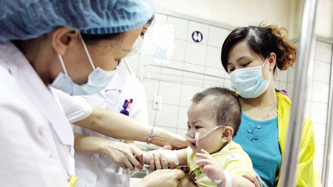 Dịch sởi bùng phát 59 tỉnh thành khiến người dân hoang mang. Ảnh: pv