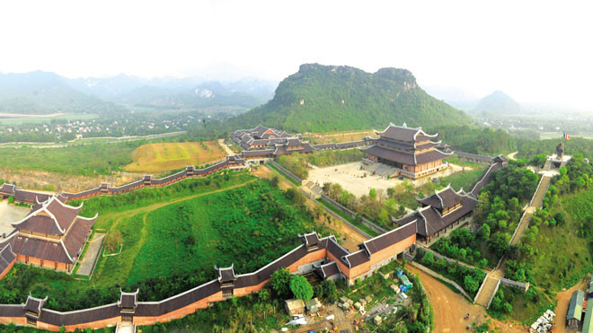 Toàn cảnh ngôi chùa nơi diễn ra Đại lễ