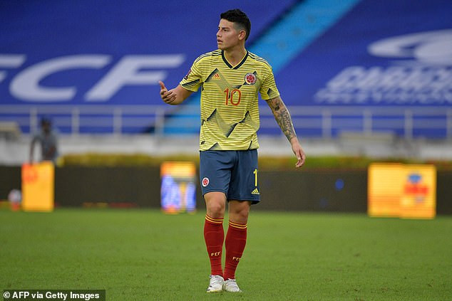 James Rodriguez chịu nhiều áp lực trong thời gian vừa qua.