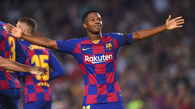 M.U quyết tâm giànhAnsu Fati.