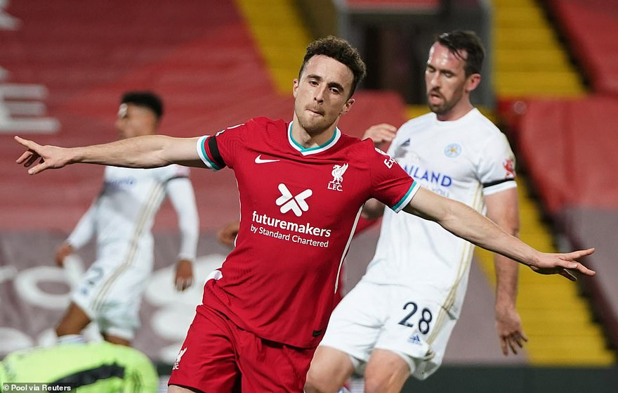 Diogo Jota tiếp tục bay cao cùng Liverpool