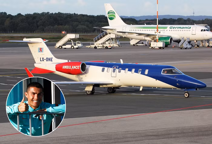 Ronaldo đã đáp chuyến bay trở lại Italia