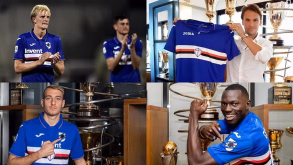 4 cầu thủ Sampdoria mới nhiễm Covid-19.