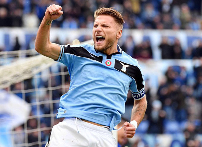 Immobile đã vươn lên dẫn đầu cuộc đua 'Giày vàng' với 35 bàn thắng