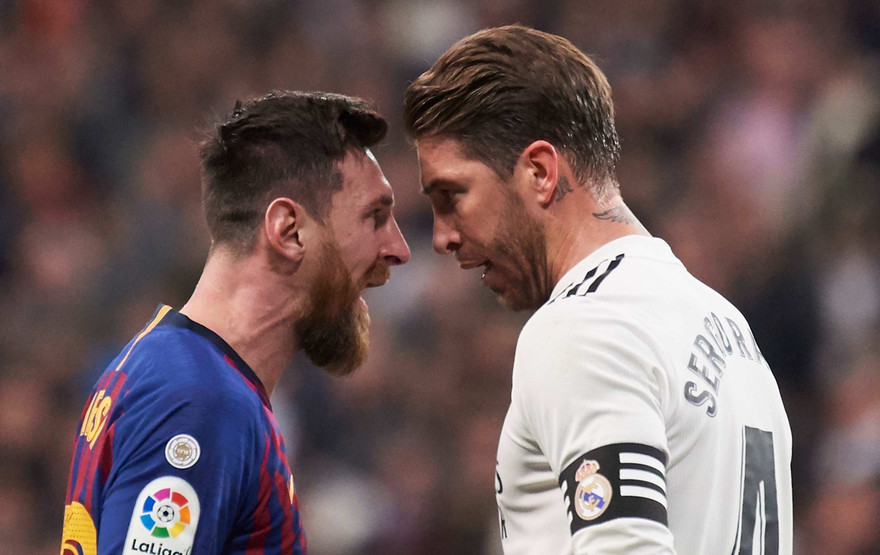 Ramos rất nhiều lần đối đầu với Messi trong sự nghiệp.