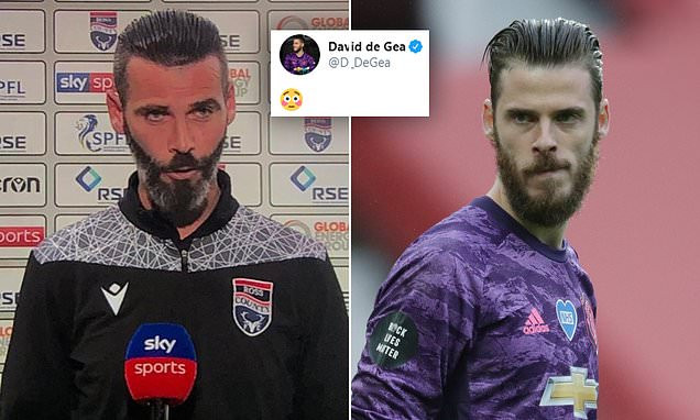 De Gea bất ngờ vì có người giống mình y như đúc.