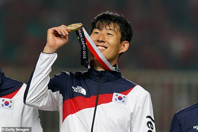 Son Heung-min giành HCV ASIAD 2018 cùng Hàn Quốc.