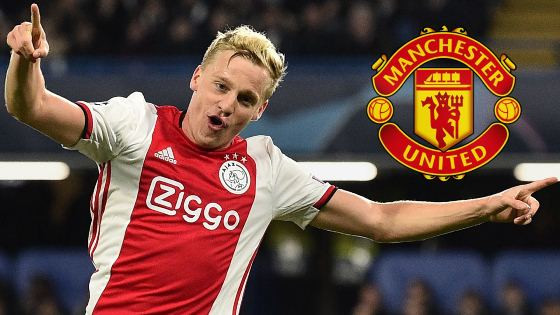 Van de Beek đang trên đường đến M.U.