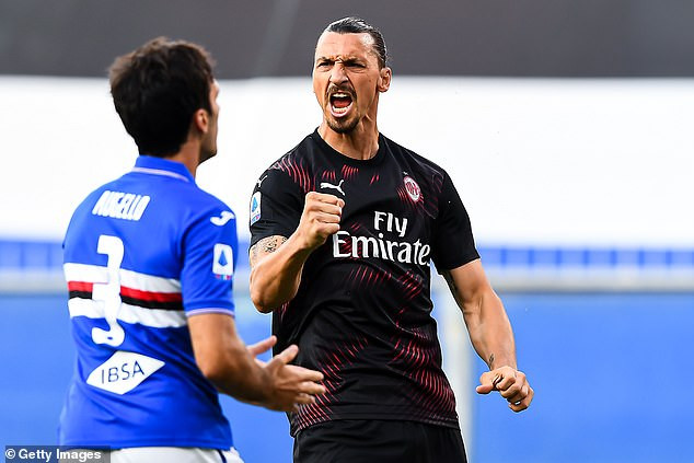 Zlatan Ibrahimovic tỏa sáng trong màu áo cả Inter Milan và AC Milan.
