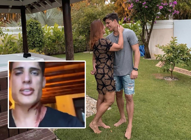 Ramos và vết đâm ở cổ