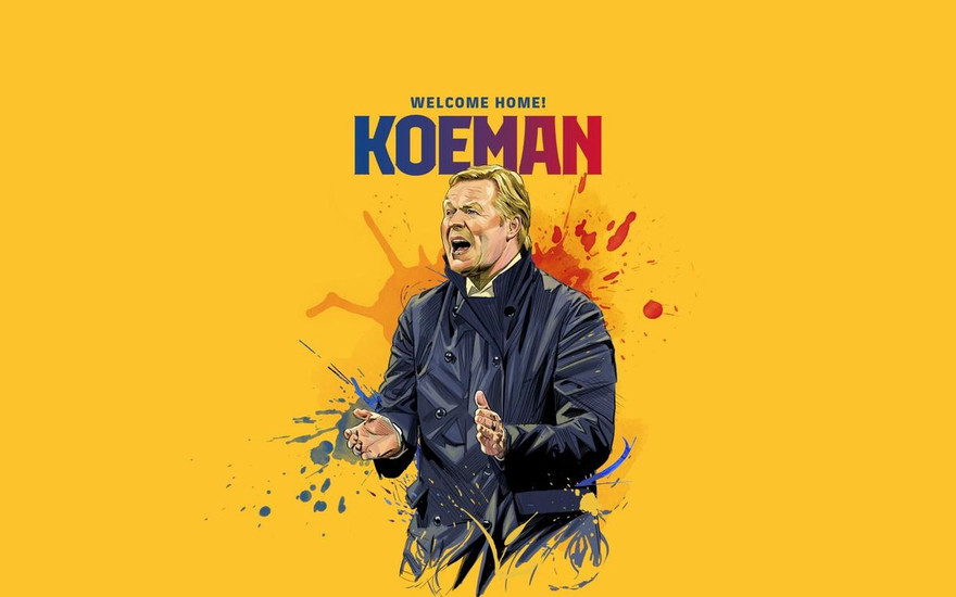 Ronald Koeman chính thức trở thành HLV trưởng Barcelona.
