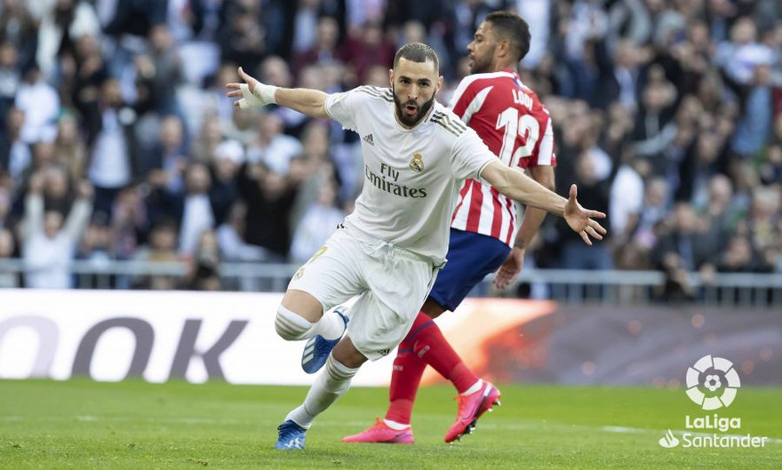 Phong độ tuyệt vời của Benzema giúp Real vượt khó.