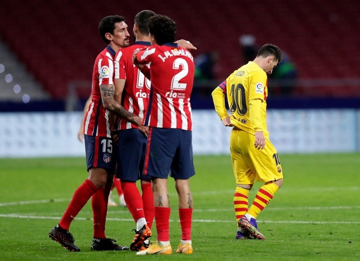 Atletico đánh bại Barca lần đầu tiên kể từ năm 2010