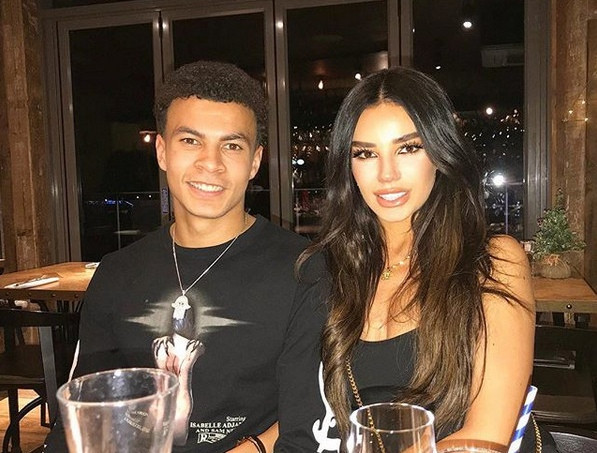 Dele Alli và bạn gái đã có một phen kinh hãi.
