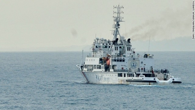  Tàu Trung Quốc tìm chiếc Boeing 777 của Malaysia. Ảnh: CNN.