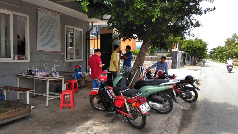 Hiện trường nơi xảy ra vụ việc.