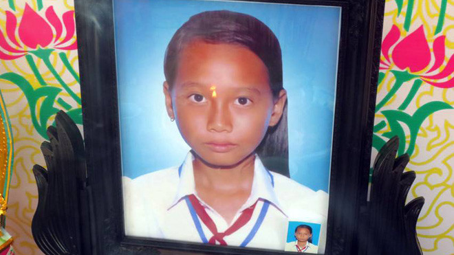 Di ảnh em Chung Thị Kim Vân