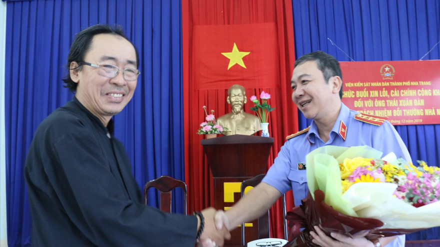 Khánh Hoà xin lỗi công khai người bị hàm oan 18 năm