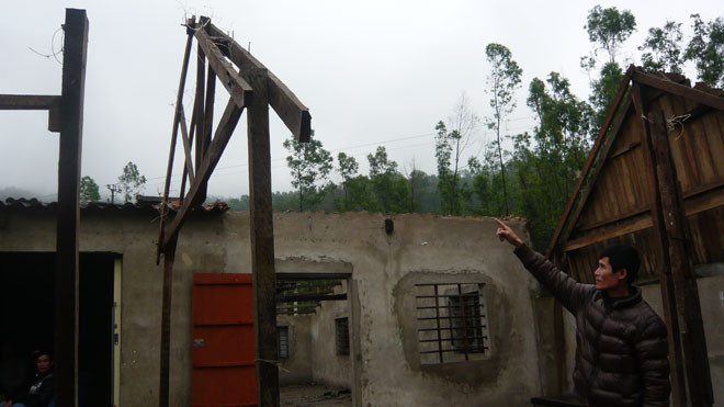 Anh Chu Sỹ Hạ phải tháo dỡ nhà để con dâu không bị đuổi việc Ảnh: Bảo Anh