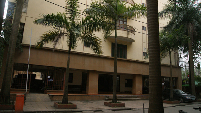 Một góc khu nhà công vụ Hoàng Cầu. Ảnh: L.H.V