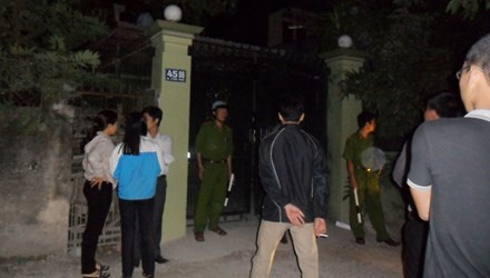 Hiện trường vụ việc.