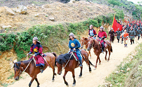 Cảnh phim “Huyền sử thiên đô”