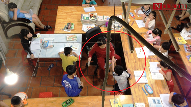 Điều tra nữ giáo viên đánh học sinh trong lớp dạy thêm