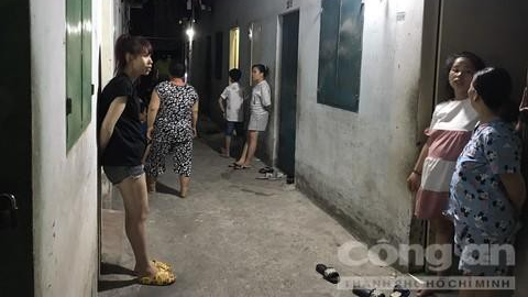 Dãy trọ nơi xảy ra vụ việc.