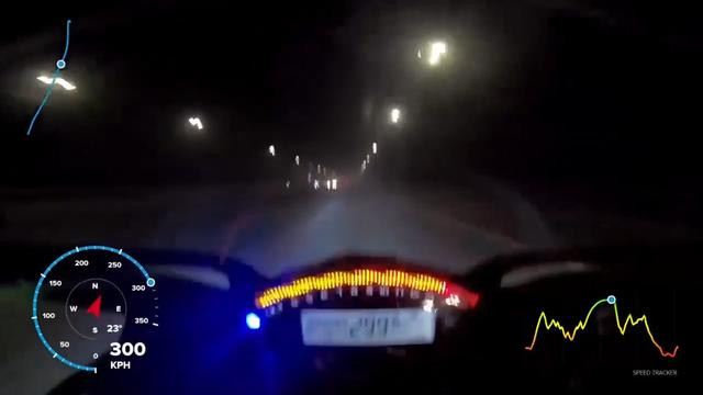 Nam thanh niên phóng xe phân khối lớn 300 km/h trên phố Hà Nội