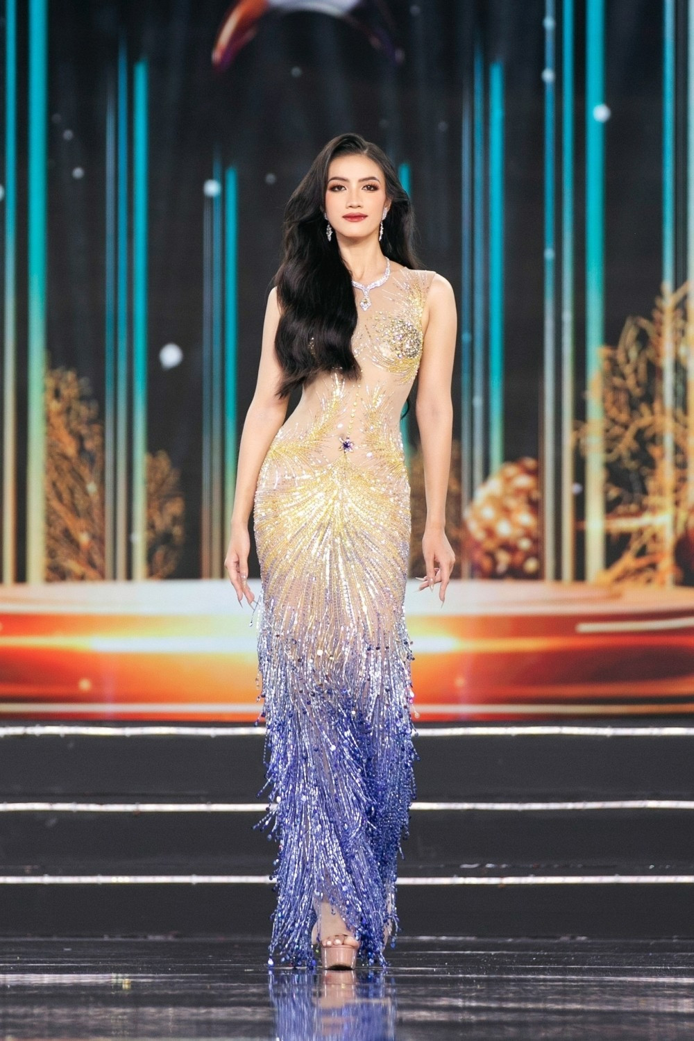 Trương Quí Minh Nhàn tại cuộc thi Miss Grand Vietnam 2023.
