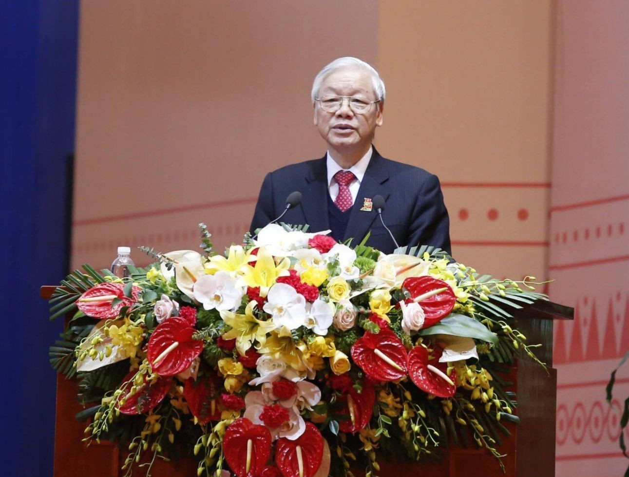 Tổng Bí thư Nguyễn Phú Trọng tại Đại hội Đoàn toàn quốc lần thứ XI, nhiệm kỳ 2017 – 2022. Ảnh: Như Ý Tổng Bí thư Nguyễn Phú Trọng tại Đại hội Đoàn toàn quốc lần thứ XI, nhiệm kỳ 2017 – 2022. Ảnh: Như Ý