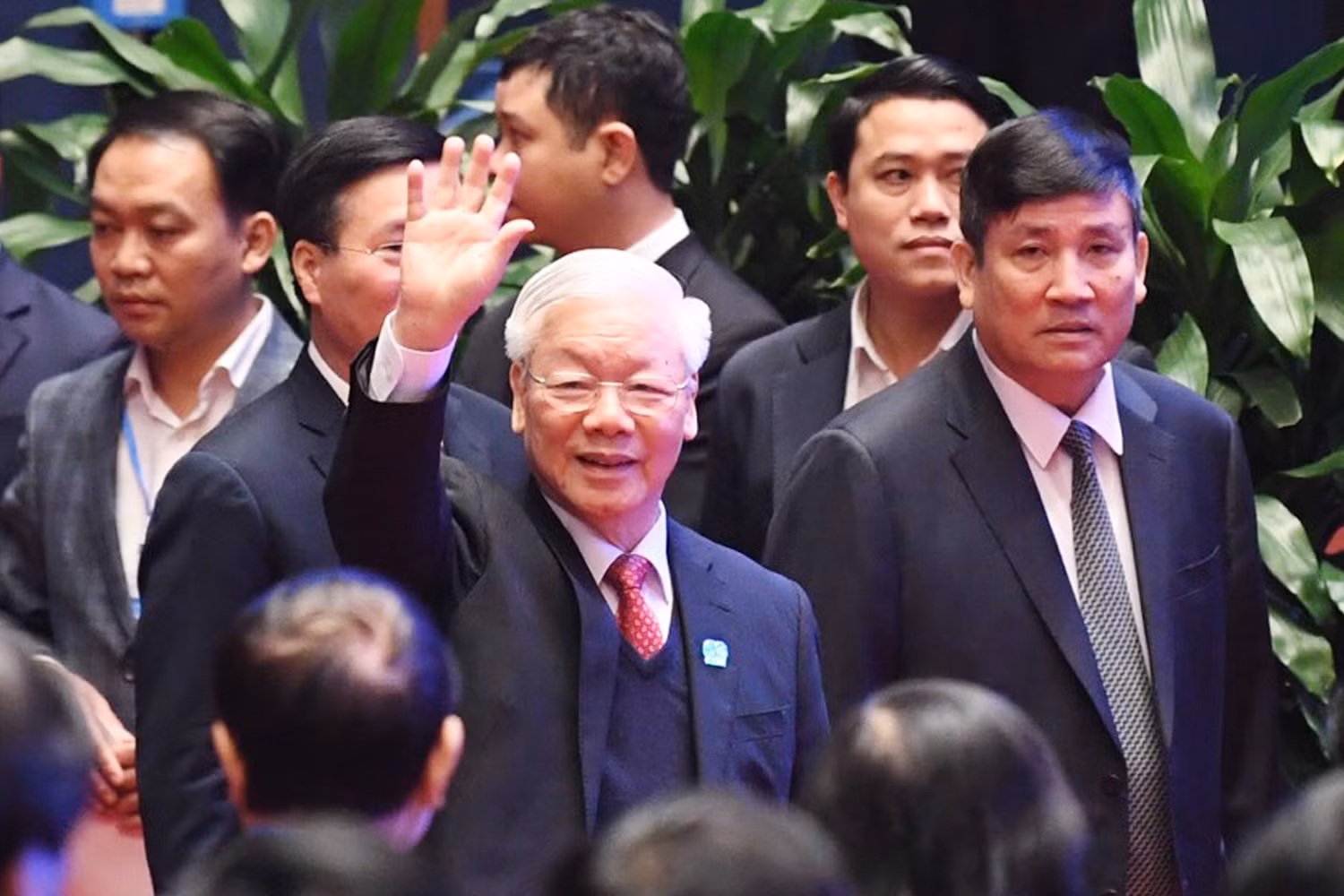Tổng Bí thư Nguyễn Phú Trọng tại lễ kỷ niệm 90 năm thành lập Đoàn TNCS Hồ Chí Minh. Ảnh: Dương Triều