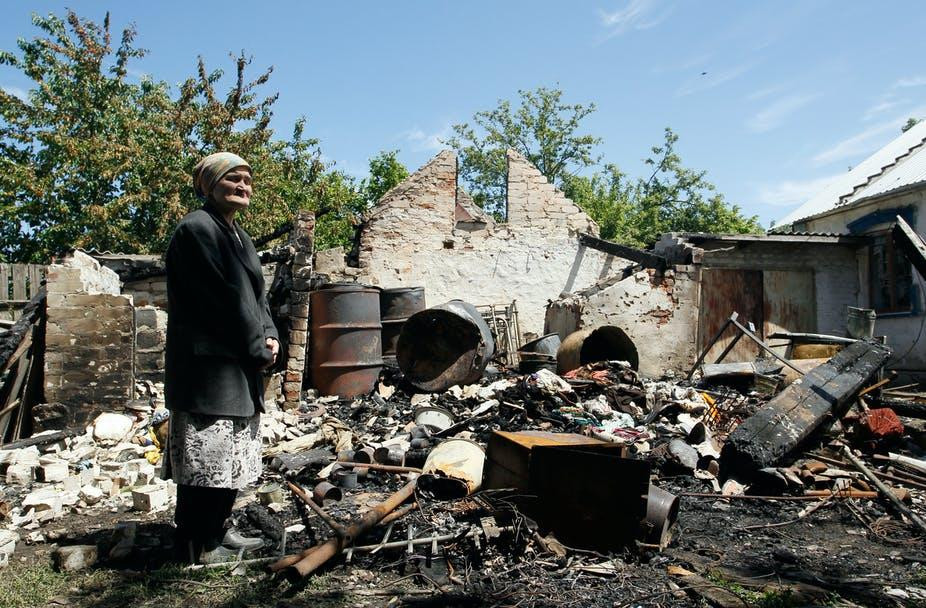 Cuộc xung đột đã cướp đi sinh mạng của 14.000 người, tàn phá nhiều cơ sở vật chất. Ảnh: Getty, The Conversation. Cuộc xung đột đã cướp đi sinh mạng của 14.000 người, tàn phá nhiều cơ sở vật chất. Ảnh: Getty, The Conversation.