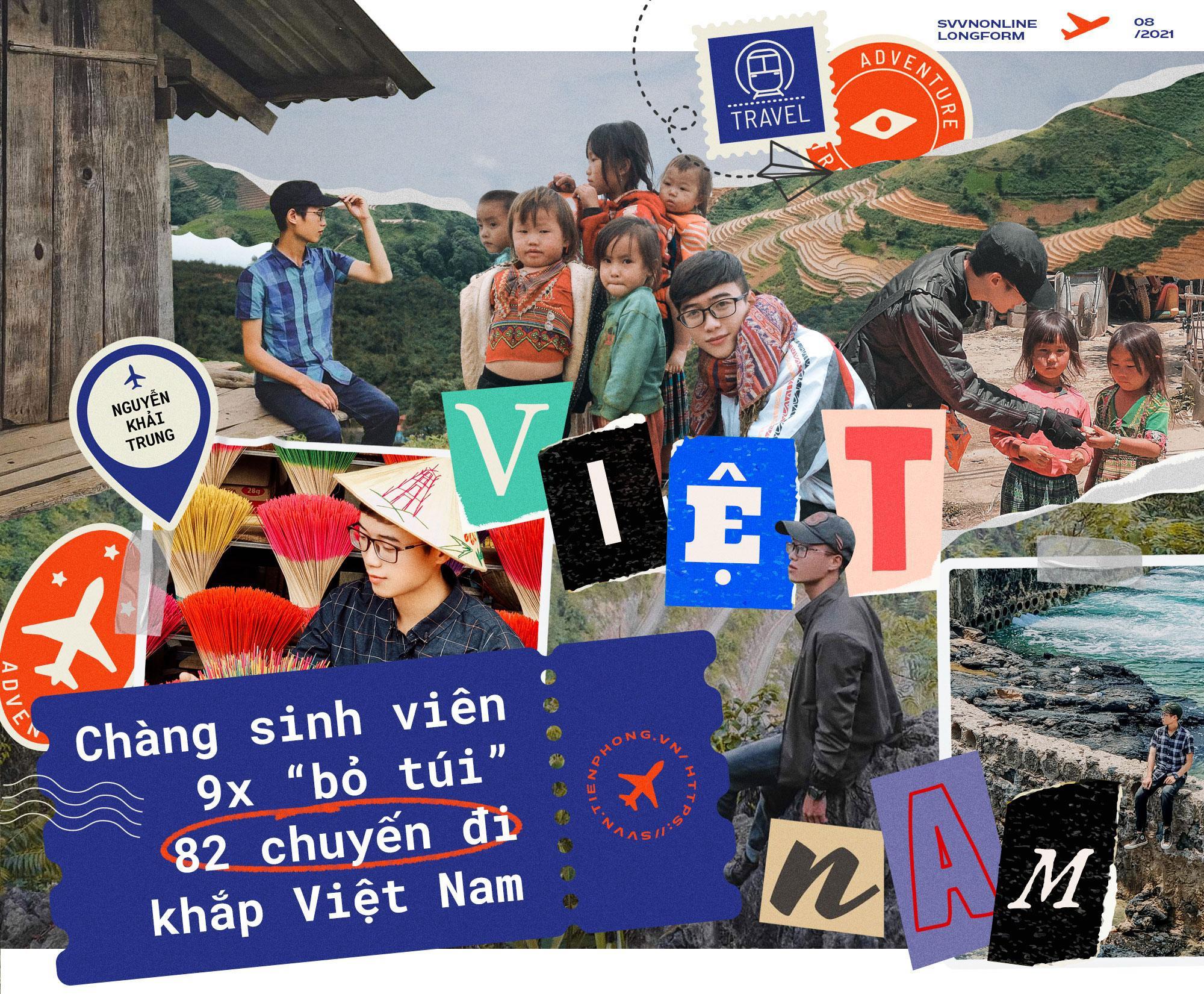 Chàng sinh viên 9X "bỏ túi" 82 chuyến đi khắp Việt Nam