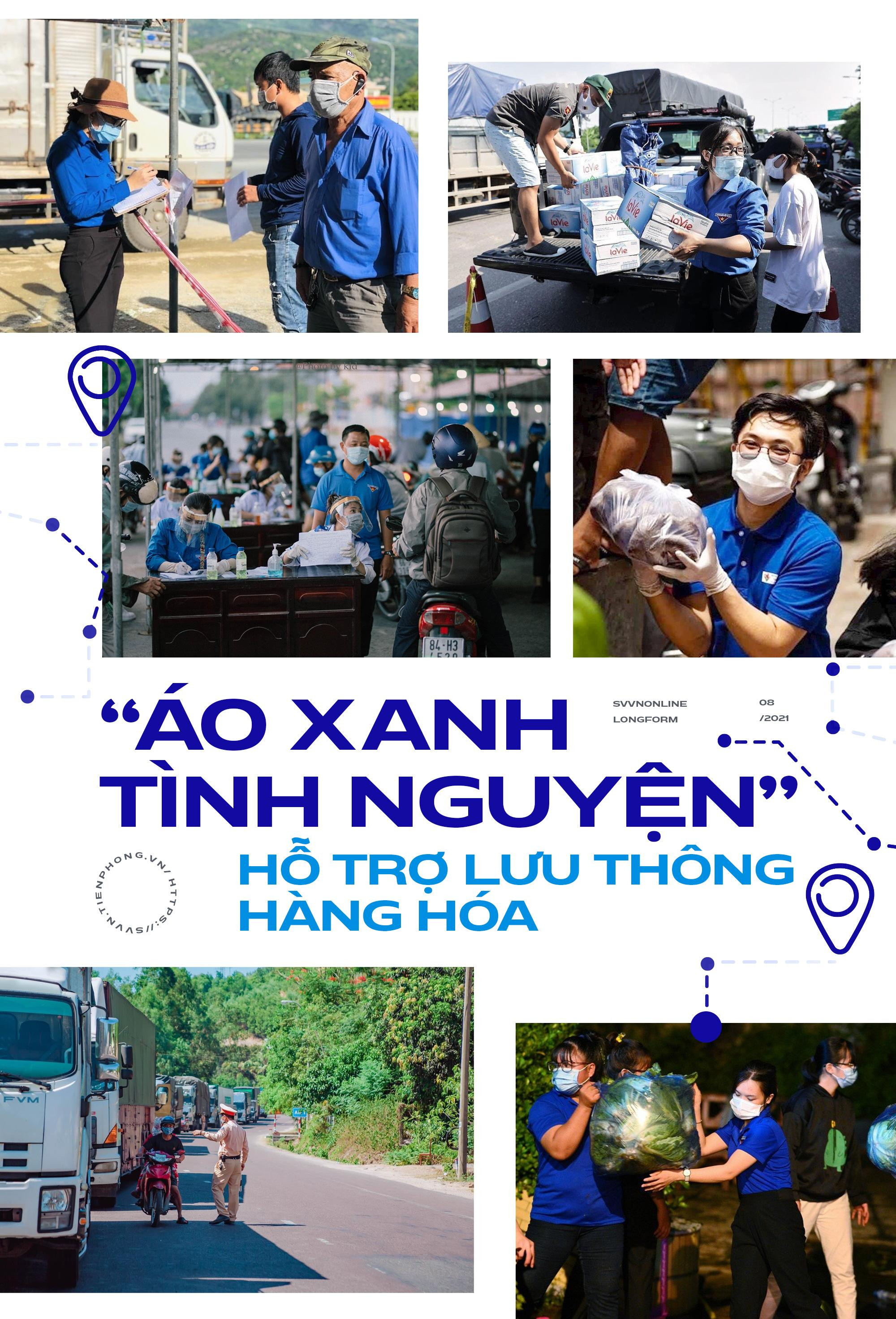 “Áo xanh tình nguyện” hỗ trợ lưu thông hàng hóa 