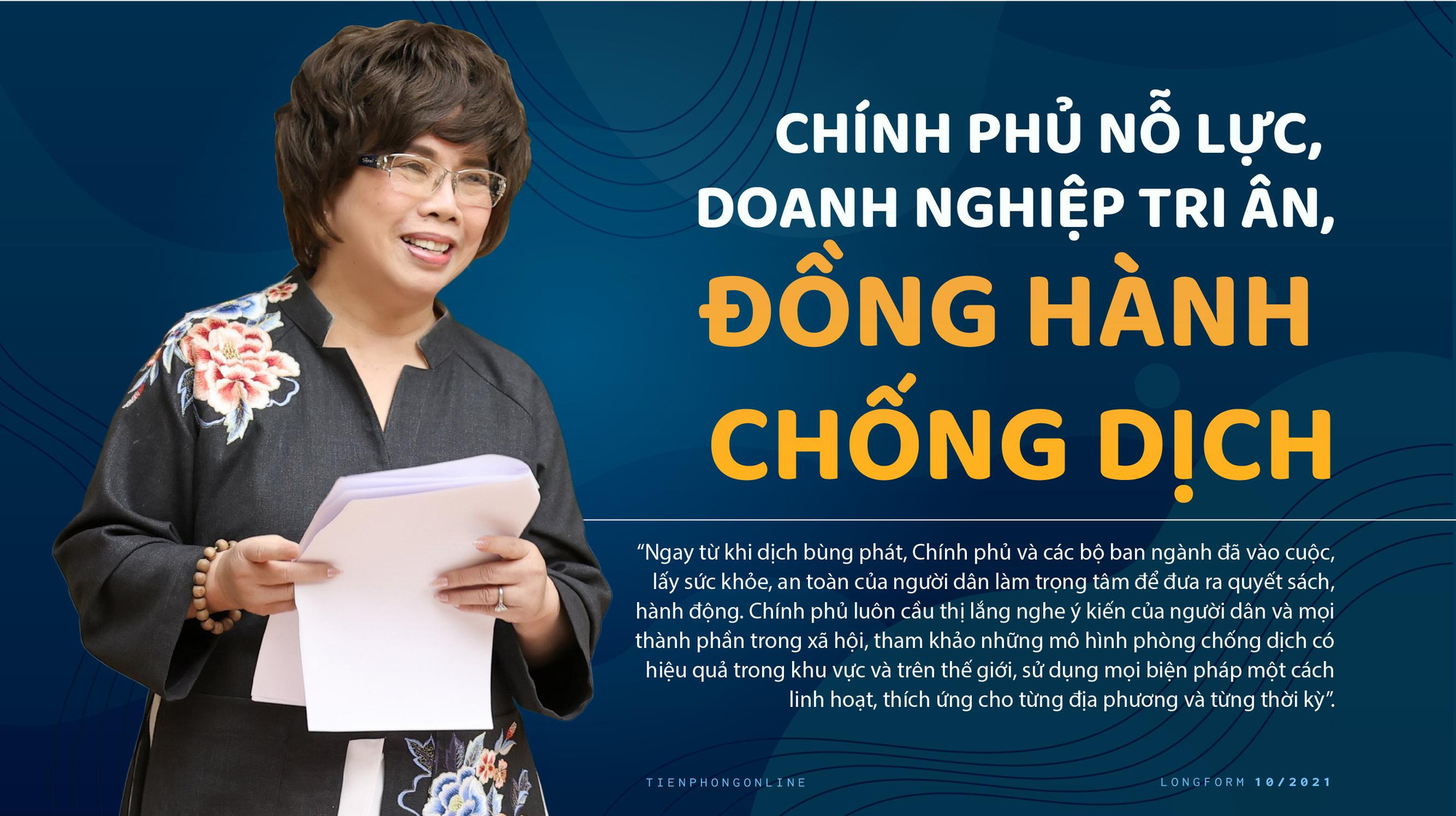 Chính phủ nỗ lực, doanh nghiệp tri ân, đồng hành chống dịch