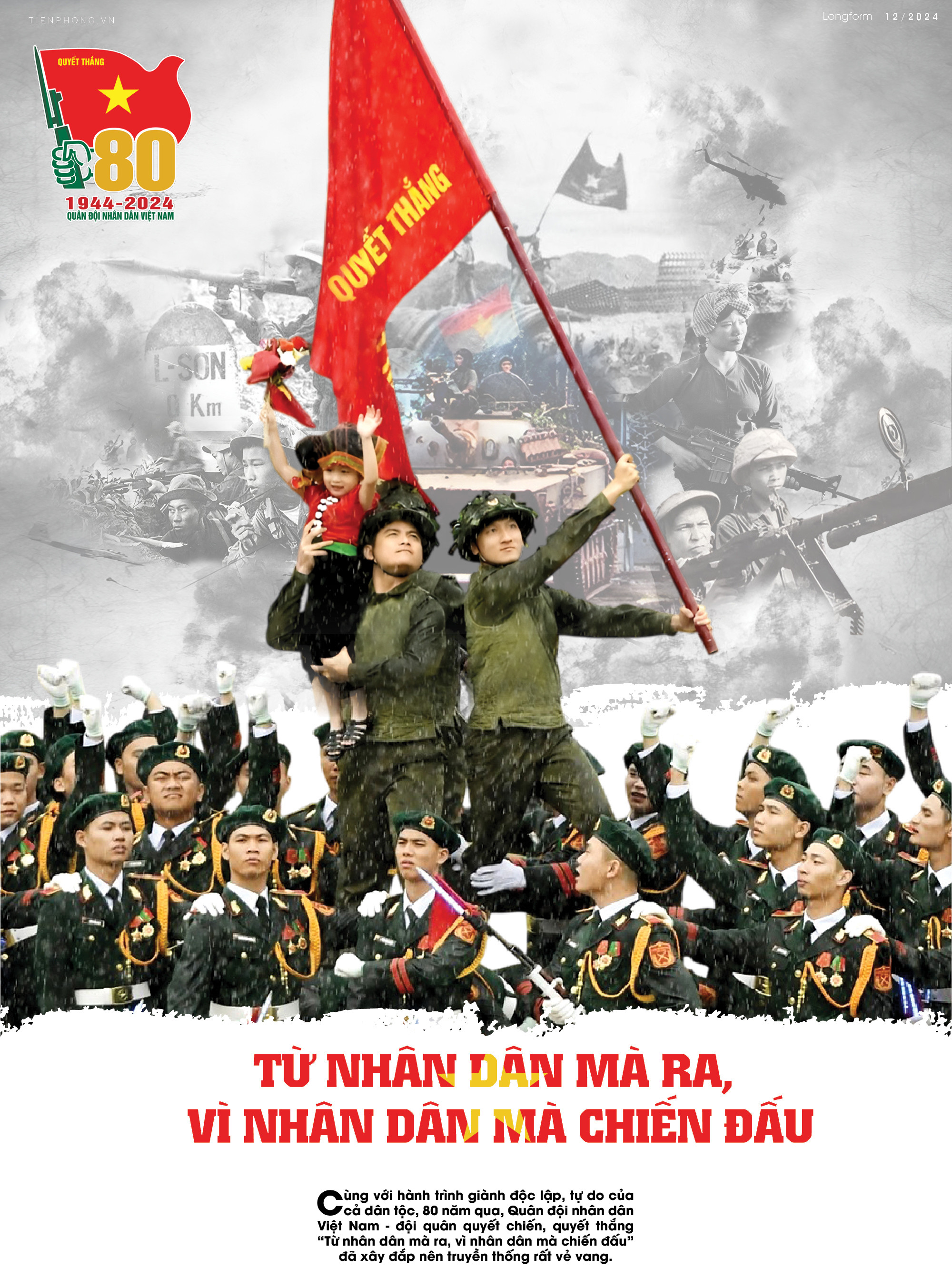 Quân đội nhân dân Việt Nam: Từ nhân dân mà ra, vì nhân dân mà chiến đấu