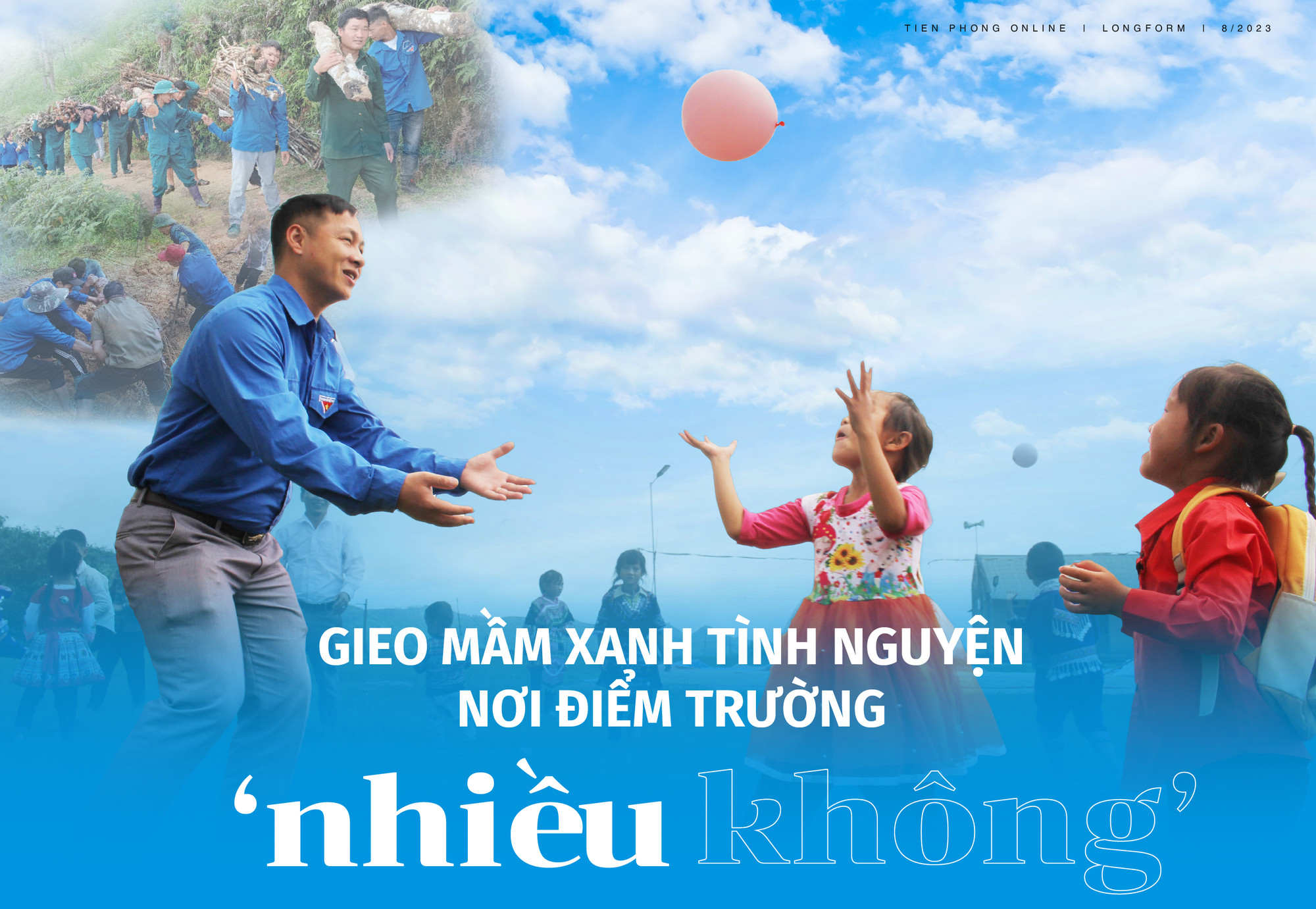 Gieo mầm xanh tình nguyện nơi điểm trường 'nhiều không'