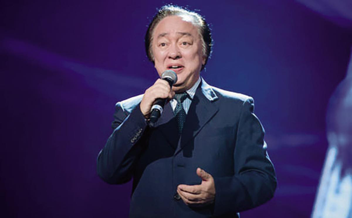 Nhạc sĩ Hoàng Hà và NSND Trung Kiên.